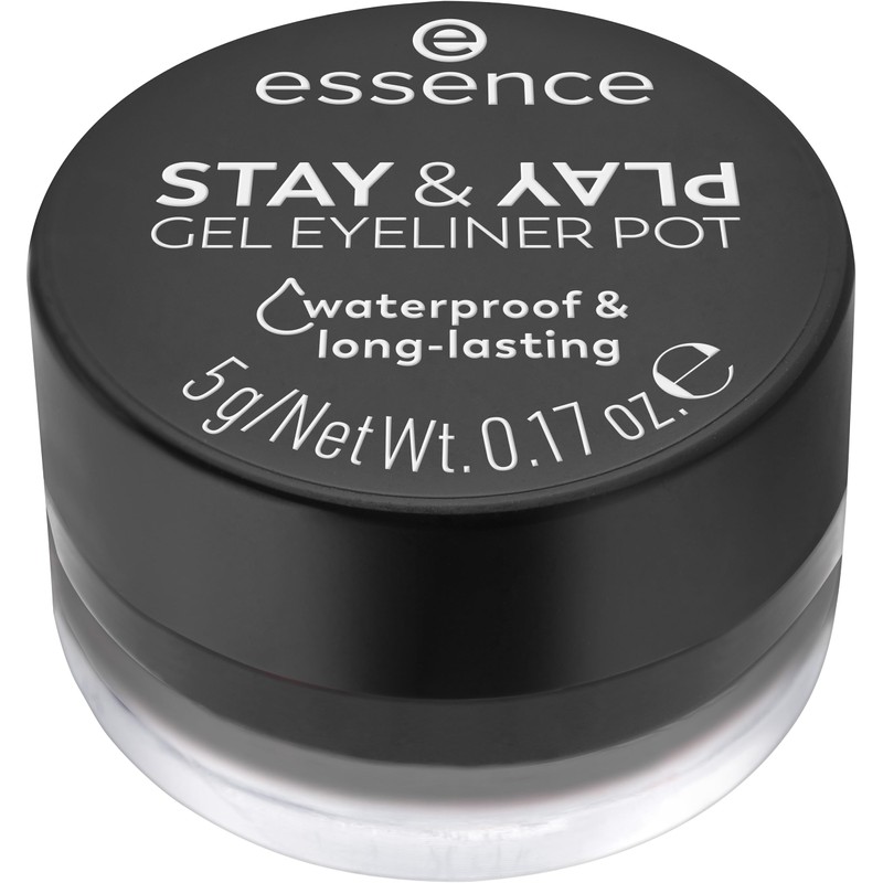 essence | Stay & Play Gel Eyeliner Pot | Waterproof,