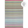 Fab Habitat Striped Outdoor Rug - Waterproof, Fade Resistant, Crease-Free,
