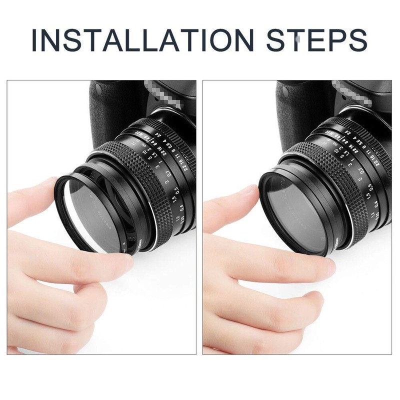 Fotover 77mm Sternfilter 3 Teiliges (4 Punkte, 6 Punkte, 8