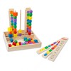 Melissa & Doug Bead Sequencing Set with 46 Wooden Beads