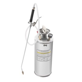 Stainless Steel Sprayer,1.5 Gallon Steel Hand-Pump Sprayer with Pressure Gauge Hose Adjustable Nozzle,3.9 inch Reinforced Hose Garden Weed Sprayer for Gardening,Lawn,Yard,Car Cleaning (1.5 Gallon)