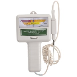 BESPORTBLE Water Quality Tester Kit Ph and Chlorine Dioxide for Swimming Pools and Spas Grey No Chemicals Needed