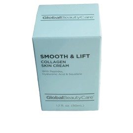 Global Beauty Care Smooth & Lift Collagen Skin Cream with Peptides 1.7floz/50ml
