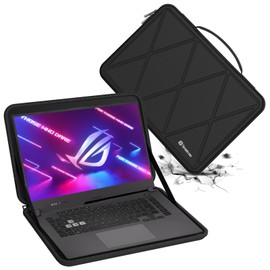 Smatree Hard EVA Protective Sleeve Case Compatible for 15.6 inch ASUS ROG Strix Scar 15 (2022) G533, for ASUS ROG Strix G15 2022 G513, 2021 ROG Strix Scar 15, Acer Predator Triton 16 Slim Bag (X8287)