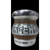 Algarrobo Carob Mate Gourd Solid Wood Half Wrapped Aluminum with
