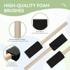 DMSVK 20 Pcs Foam Paint Brushes, 1'' Sponge Paint Brush,