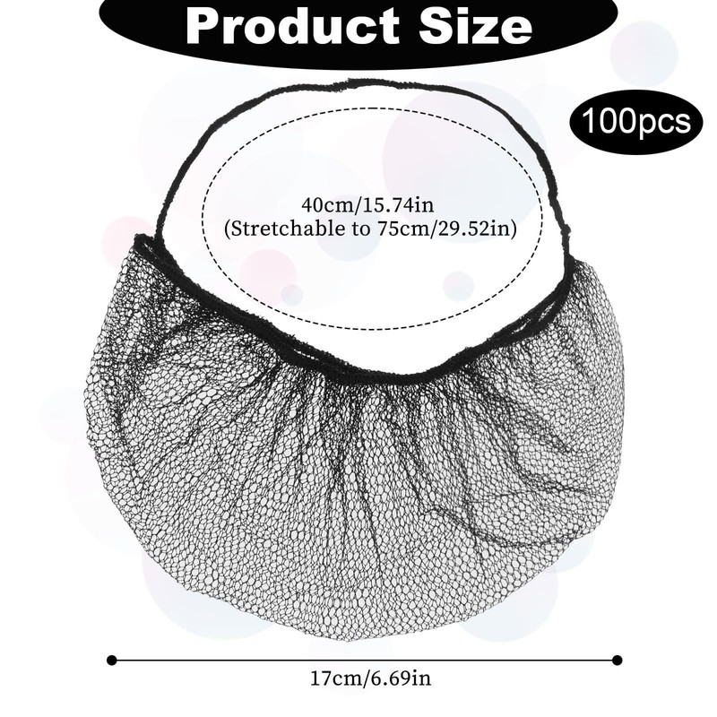 Beard Nets - 100Pcs Disposable Nylon Protective Beard Nets, Disposable