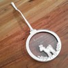 Mein erstes Weihnachten Baby Weihnachtskugel mit Name - Baumschmuck REH