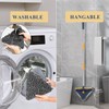 Baseboard Cleaner Tool with 78" Long Handle, 5-in-1 Wall Mop