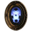 Liberty Imports Light Activated Skull with Light Up Eyes and