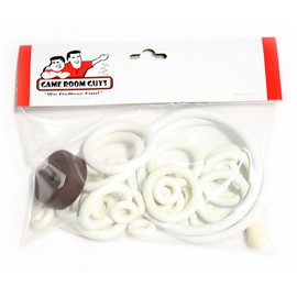 Game Room Guys White Rubber Ring Kit Compatible with Star Trek Pinball Machine by Gottlieb