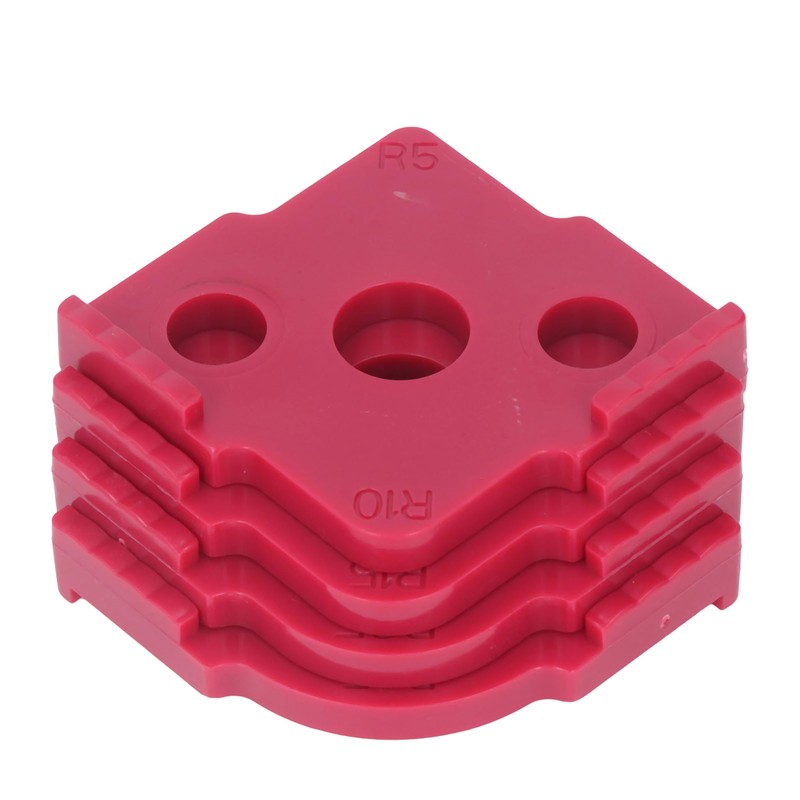 4 Pcs Radius Jig Router Template ABS Wear Resistant Woodworking