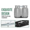 LQI RV Propane Tank Mounting Kit fit for RV 20lb