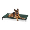 Coolaroo Pro Elevated Dog Bed - Low-Profile Access, Moisture-Resistant Cover,