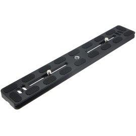 INPON Arca-Swiss Compatible Quick Release Plate, 9.8 inches (250 mm), 2 x 1/4" Screws + 1/4"-3/8" Screw Adapter Included