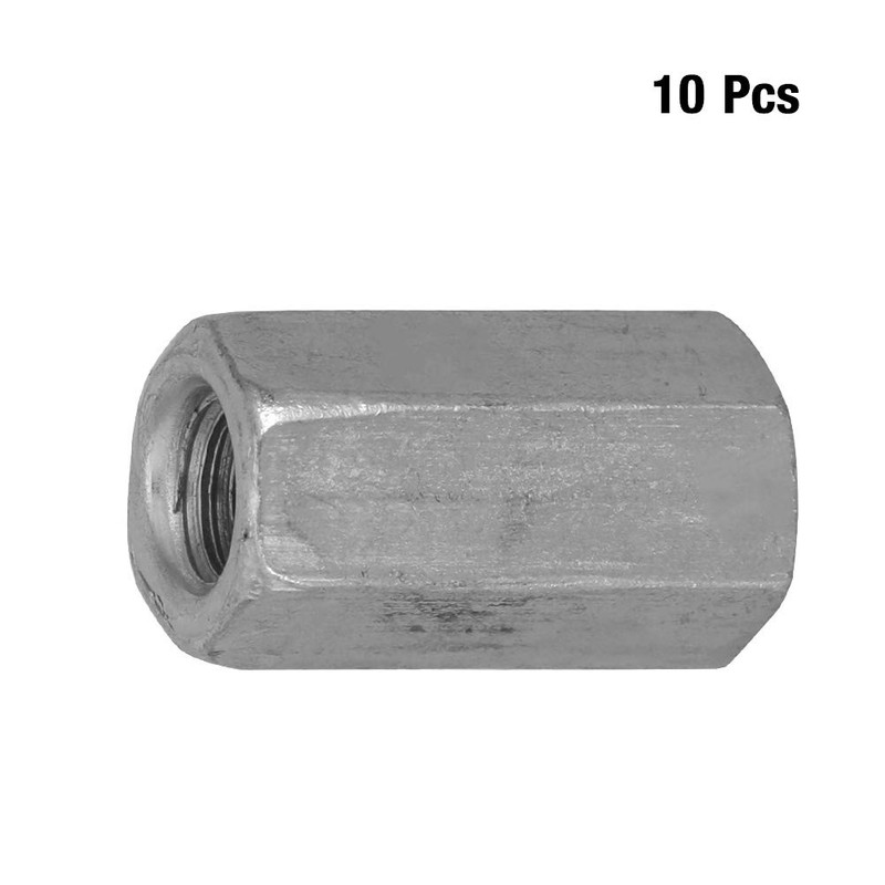 Long Top Nut, Hex Hex Nut,10 Pieces M6 Hexagonal M6