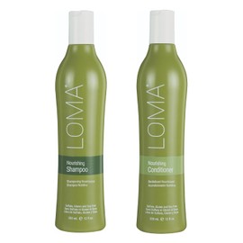 Loma Hair Care Nourishing Shampoo Nourishing Conditioner Duo, 12 oz.