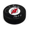 Joe Nieuwendyk Signed New Jersey Puck with HOF Note