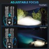 Rechargeable Flashlights High Lumens 10000LM Powerful Tactical Flashlight, Super Bright