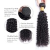 Hxxcoup Real Hair Wefts Blonde Human Hair Bundles Curly Wave