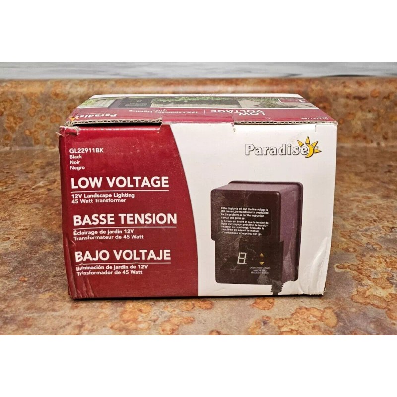 Paradise - Low Voltage (12V) Outdoor Lighting 45 Watt Transformer
