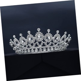FOMIYES 2pcs Vintage Tiara Hairband Wedding Tiara Crystal Headpiece Comfortable for Parties
