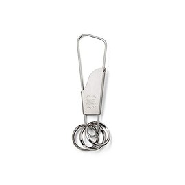 Candy Design & Works Holger WAK-01 Key Ring, Brass Nickel, Nickel (Silver)