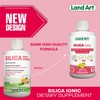 Liquid Ionic Silica Supplement - 500ml - for Skin, Hair