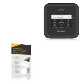 BoxWave Screen Protector Compatible with Netgear Nighthawk M6 Pro Mobile Hotspot (MR6500) - ClearTouch Anti-Glare Privacy (2-Pack), Privacy Screen Protector Flexible Film Anti-Glare