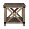 Signature Design by Ashley - Aldwin Rectangular End Table, Pine