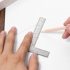 L Shaped Ruler Mini Measuring Tool 2 inch by 4