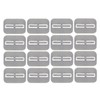 Sscon 16Pcs Garbage Bag Clips Trash Can Bag Holders Grey