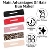5 PCS Bun Makers for Hair,Twist Bun Maker Bun Makers