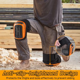 KUOGAS Work Knee Pads, Professional Advanced Comfort Knee Pads, Knee Pads for Work, Gardening, Tilers, Construction Workers, Roofers, Workshops, Floor Workers Knee Pads