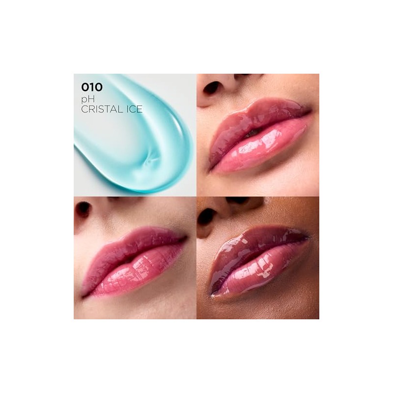 L'Oréal Paris Plump Ambition pH Lip Oil, Tono 010 Cristal