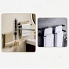 Swivel Towel Rack 4 Arms Thickened Space Aluminum 180 Degrees