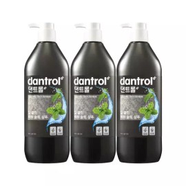 Dantrol 댄트롤 딥 클린 박하 솔트 샴푸 820ml X3 Dentrol Deep Clean Peppermint Salt Shampoo 820ml X3