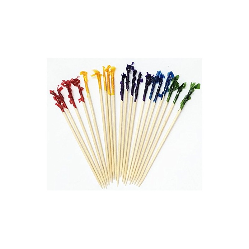 AILEXI 500 Counts Sandwich Frill Picks AILEXI Cocktail Sticks Fruit
