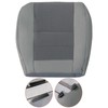SecosAutoparts Front Driver Side Bottom Replacement Cloth Seat Cover Gray