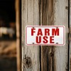 Hy-Ko Products 361951 Farm Use Id Tag White/Red, 6(h) x