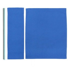 TBACW 1 Set (3pcs) 20.86" L x 16.14" W Director Chair Canvas Replacement Cover Canvas Covers (with Fiberglass Director Chair Stick) for Directors Chairs Director Chair Replacement Canvas (Blue)