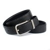 Anthoni Crown Men's Belt, Black (Black 010)
