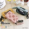 Mozu NO.86043 Women's Smart Key Case, Genuine Leather, Dot Smart