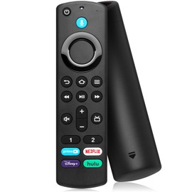 3rd GEN Pro Replacement Voice Remote Compatible with Fire AMZ Smart TVs Cube/Stick,Fit for Toshiba/Insignia/AMZ Smart TVs