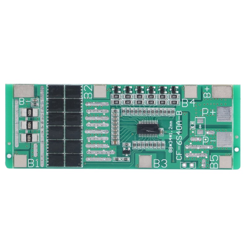 6S 40A Lithium Battery Protection Board BMS Battery Cell Protection