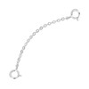 sourcing map 1 Pcs Chains Extenders 925 Sterling Silver 50mm