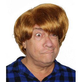 Shaggy Men's Wig Brown 70s Costume Vibe