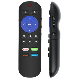 New Replace Remote Control fit for RCA Roku TV RTR3260 RTR3261 RTU5540 RTR4060 RTR5060 RTR5061 RTRU5527 RTR3260-W RTRU5027-W RTR4360-W 101018E00006 RTR4360 RTR4361 RTR4360US RTR4360US RTR3260US