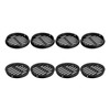 sourcing map 8Pcs 80mm/3.15" Circular Soffit Air Vents, Plastic Soffit