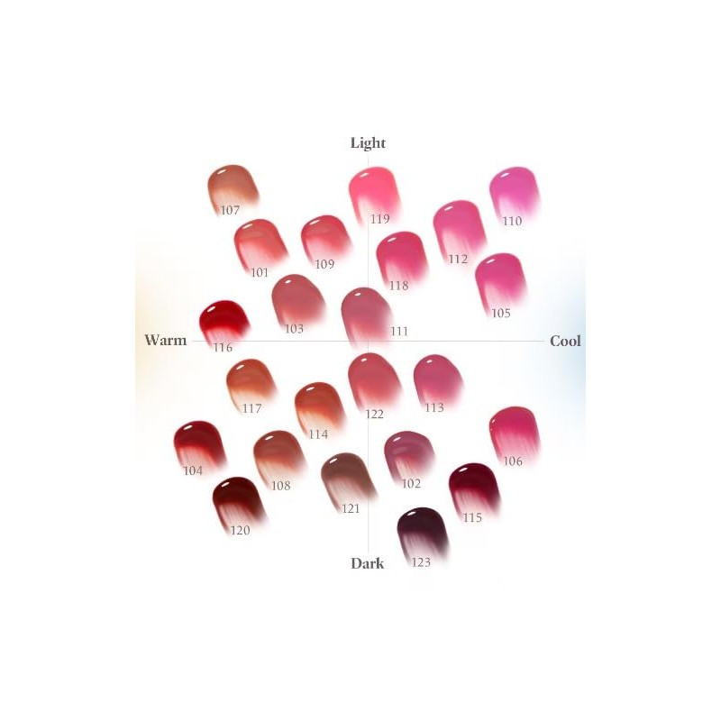 Laka Fruity Glam Tint #105 Cold Lip Color, Genuine Japanese
